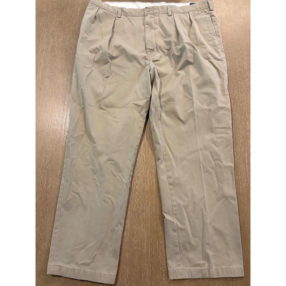 Polo Ralph Lauren Men's Classic Fit Pleated Khaki Chino Pants Beige 40x29